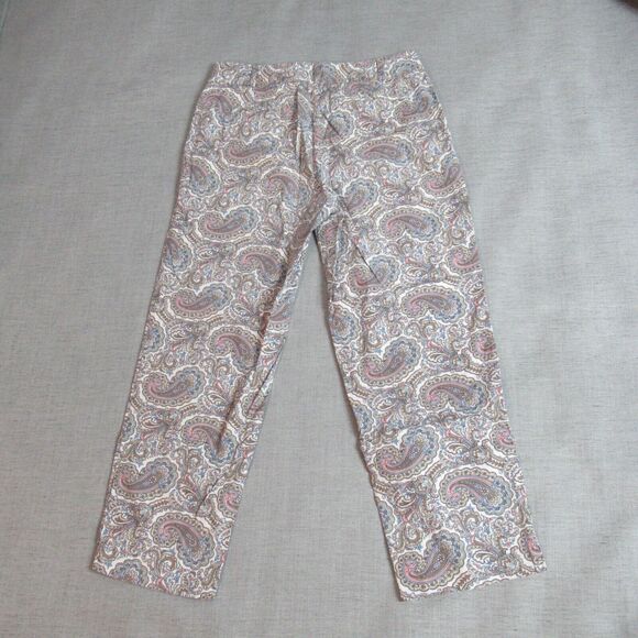 Talbots Paisley Ankle Pants - Multicolor - Picture 7 of 14